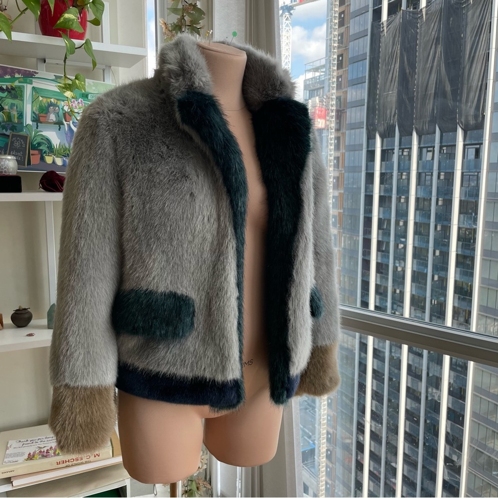 Anthropologie Molliolli Eco-Fur Coat By Tissavel of France